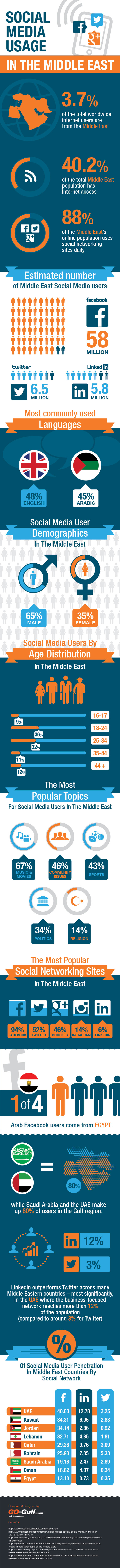 Social Media in the Middle East in 2013